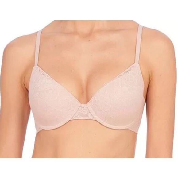 Natori Bra 731252 Sheer Glamour full fit contour underwire size 34DD 34E - Picture 1 of 9